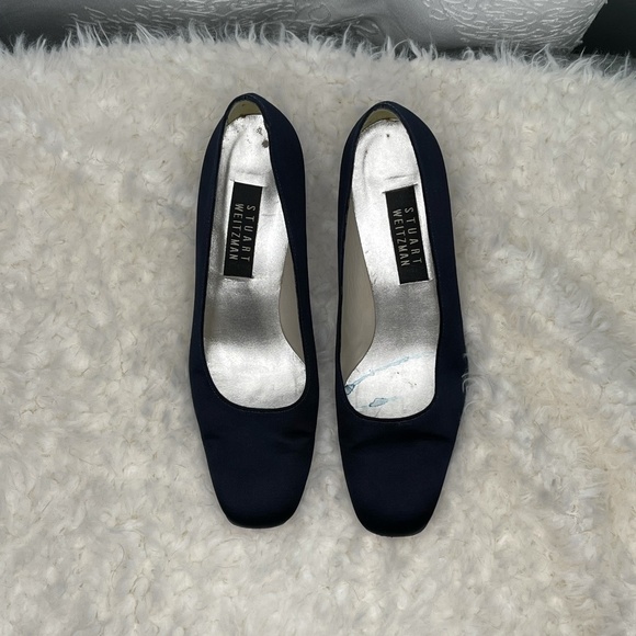 Stuart Weitzman Adra Block Heel Pump In 